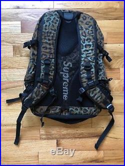 Supreme Leopard Backpack 2010 28th Guide Green Damier Checkered Bag North Face