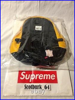 Supreme North Face Leather Day Pack YELLOW Deadstock FW17 Withemail TNF Arabic