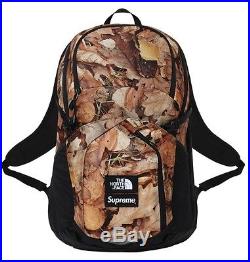 Supreme North Face Pocono Leaves Black Backpack TNF Box Logo Limited