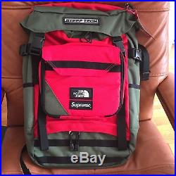 Supreme SS/16 Steep Tech Backpack Olive box logo the north face