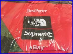Supreme SS16 The North Face Steep Tech Backpack Black Green Red CDG Brand New