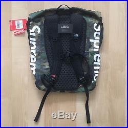 Supreme Ss17 X The North Face Tnf Waterproof Backpack Woodland Camo Box Logo