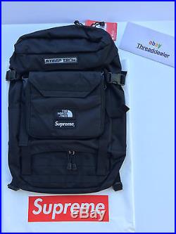 Supreme The North Face Backpack Steep Tech Back Pack Black White S/S 2016 16 NWT