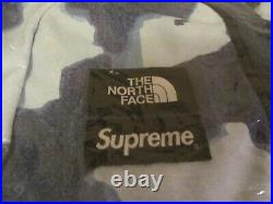 Supreme The North Face Bleached Print Pocono Backpack Indigo FW21 TNF 2021 DS