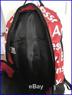 Supreme The North Face By Any Means Necessary Backpack red boxlogo