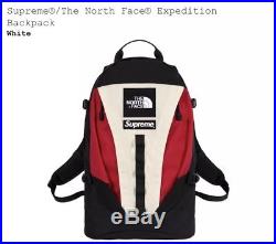 Supreme The North Face Expedition Backpack FW18 White Brand New White RARE