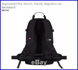 Supreme The North Face Expedition Backpack FW18 White Brand New White RARE