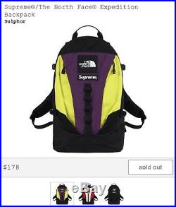 Supreme The North Face Expedition Backpack Sulphur New