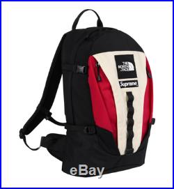 Supreme The North Face Expedition Backpack White Red Black FW18