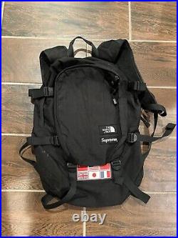 Supreme The North Face Expedition Medium Day Pack Multi SS14 Flag Book Bag Black