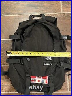 Supreme The North Face Expedition Medium Day Pack Multi SS14 Flag Book Bag Black