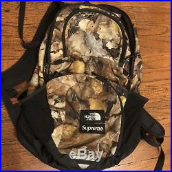 Supreme The North Face Leaves Pocono Backpack Camo Snake Leather