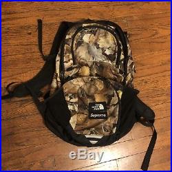 Supreme The North Face Leaves Pocono Backpack Camo Snake Leather