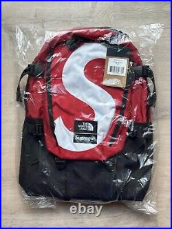 Supreme The North Face S Logo Expedition Backpack Red FW20 New with Tags