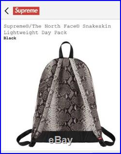 Supreme/The North Face Snakeskin Lightweight Day Backpack Black On Hand TNF