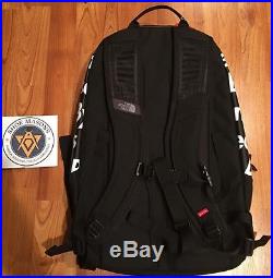 Supreme The North Face TNF Backpack Black By Any Means Necessary FW15 + Receipt