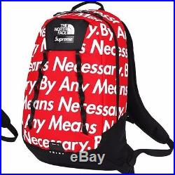Supreme The North Face TNF Base Camp Crimp Backpack F/W 2015 Red Brand New