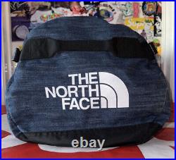 Supreme The North Face TNF Denim Indigo Base Camp Duffle Bag SS15 Backpack RARE
