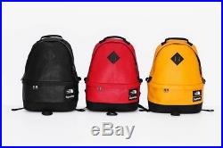 Supreme The North Face TNF Leather Day Pack Backpack Yellow FW17