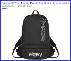 Supreme The North Face Trekking Convertible Backpack & Waist Bag Black In Hand