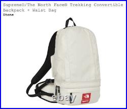Supreme The North Face Trekking Convertible Backpack & Waist Bag Stone In Hand