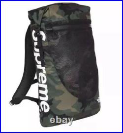 Supreme The North Face Waterproof Backpack SS17 Green Camo TNF