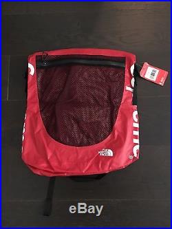 Supreme/The North Face Waterproof Red Backpack Brand New With Tags SS17