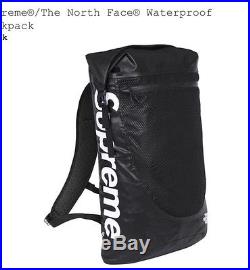 Supreme The Northface Waterproof Backpack Black In Hand Ready To Ship