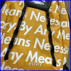 Supreme X North Face Backpack By Any Means Yellow