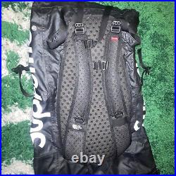 Supreme X North Face Black Waterproof Backpack (used, See Other Pictures)