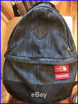 Supreme X North Face Denim Backpack