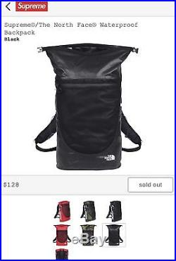 Supreme X Northface Waterproof Backpack Black