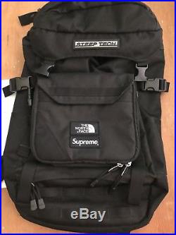 Supreme X The North Face Black Steep Tech Backpack Ss16 Tnf