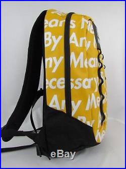 Supreme X The North Face By Any Means Necessary Backpack Taxi Yellow