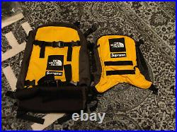Supreme X The North Face RTG Backpack Yellowith Black Brand New