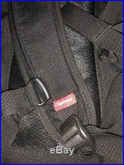 Supreme X The North Face TNF By Any Means Necessary BAMN Backpack Black Crimp