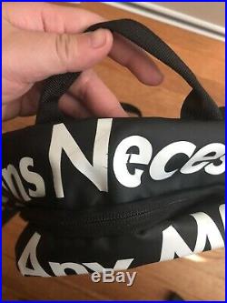 Supreme X The North Face TNF By Any Means Necessary BAMN Backpack Black Crimp