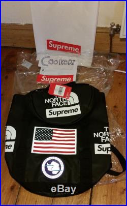 Supreme X The North Face TNF Expedition Big Haul Backpack Bag Black