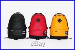 Supreme X The North Face TNF Leather Day Pack Backpack Black DeadStock AF! FW17