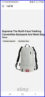 Supreme X The North face Trekking Covertible backpack and waist bag SS22