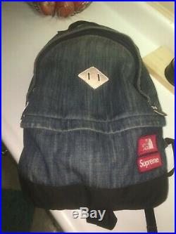Supreme northface backpack ss15 denim