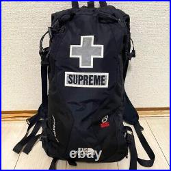 Supreme x North Face Backpack Color Black Nylon Super USED