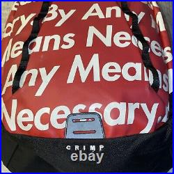 Supreme x North Face By Any Means Necessary Red Backpack Fall / Winter 2015