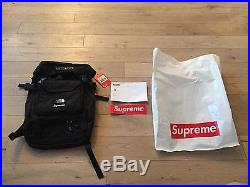 Supreme x North Face Steep Tech Black Bag Backpack 2016 New Back Pack Perfect