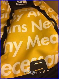 Supreme x Northface By Any Means Necessary Backpack Yellow