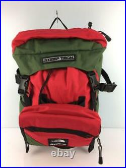 Supreme x THE NORTH FACE Steep Tech Backpack Bag Khaki Red Used from Japan F/S