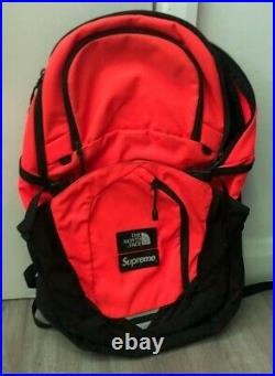 Supreme x TNF (North Face) Orange Backpack FW16 9/10 Condition Authentic