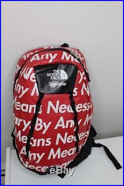 Supreme x TNF The North Face BAMN By Any MEans Necessary Backpack Red
