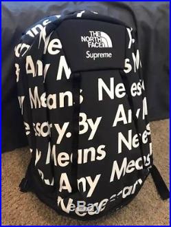 Supreme x TNF The North Face Backpack By Any Means Necessary New with Tags
