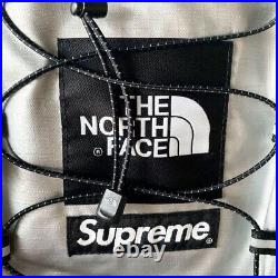 Supreme x The North Face Backpack Borealis 18ss Silver from Japan Used